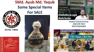 Attar SMd Ayub & Md. Yaqub India walon k chand Items with Prices. Kastoori Perfumes.  Order Now.