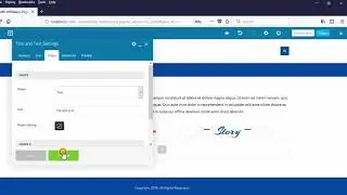 Title and Text element - XTRA WordPress Theme