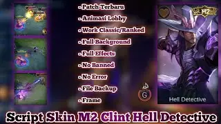 Script Skin M2 Clint Hell Detective Full Background With ABC Folder || Hanya G