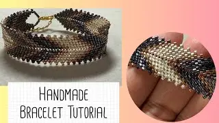 3 Colors of Easy Peyote Bracelet Making Tutorial