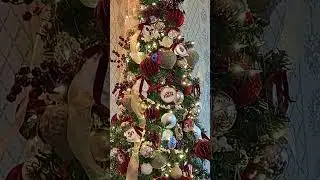 Sewing room all decked out for Christmas. #christmas #christmastree