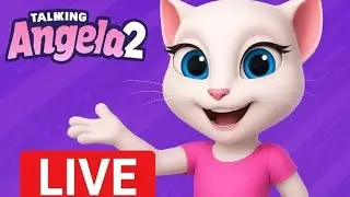 My Talking Angela game play Live stream funny video