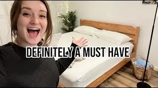 Softa Solid Wood Japanese Bed Frame Review | King Japandi Platform Bed No Tools Needed