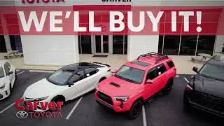 🚗 We Buy Any Car&mdash;Instant Cash Offers | Carver Toyota Columbus