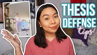 How I Prepared for My Thesis Defense + Tips! | UP College of Architecture, Philippines