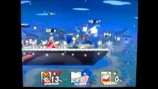 Super Smash Bros. Brawl - Online Friendlies w/5D'sPeach & ??? Part 5 - Olimar's Annoying