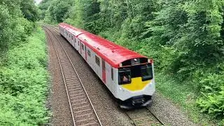 TfW Class 230 and DBCargo Class 66 66105 on the Borderlands Line Wrexham to Bidston