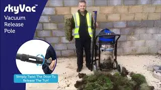 SkyVac Elite Vac Release Gutter Cleaning Pole