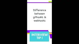 Difference Betweem GitHooks & WebHooks
