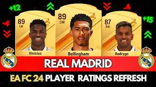 EA FC 24 | ЗИМНИЕ РЕЙТИНГИ РЕАЛ МАДРИД ПОВЫШЕНИЕ И ПОНИЖЕНИЕ! 😱🔥при участии Беллингема, Родриго, Лунина.