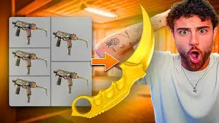 I TRADED MY REDS FOR KNIVES IN THE NEW TRADE-UP (CS2)