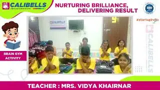 Brain Gym Activities Conducted By Mrs. Vidya Khairnar Madam | #calibells #calibellsabacus