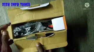 A6 DD free dish set top box Unboxing