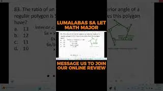 𝐋𝐔𝐌𝐀𝐋𝐀𝐁𝐀𝐒 𝐒𝐀 𝐋𝐄𝐓: 𝐌𝐀𝐓𝐇𝐄𝐌𝐀𝐓𝐈𝐂𝐒 𝐌𝐀𝐉𝐎𝐑 #gurongpinoy #LETReview #coachmec #ProfEd #gened #mathmajor #let