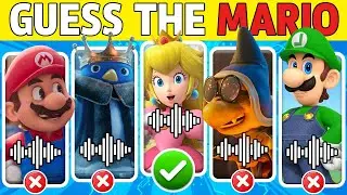 🍄 Guess Super Mario Bros Characters by Their Voice 🎮🎶🐢