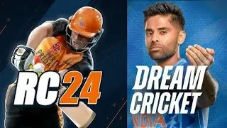 Rc 24 vs DC24 ! bowling action comparison! cricket game