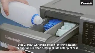 Panasonic Front Load Washers Maintenance - Tub Clean