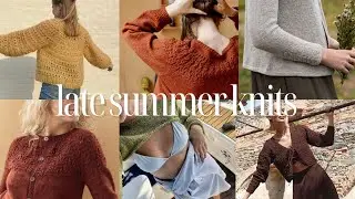 late summer knits pattern inspiration | breezy layers, lacework and light fabrics