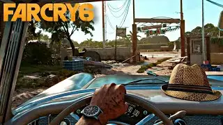 Far Cry 6 - Free Roam Exploration - Driving / Helicopter / Horse Ride / Running - 4k 60fps