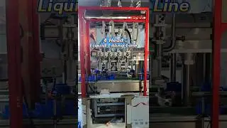 4-Head Liquid Filling Line, Cosmetic Production Machine