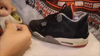 Jordan bred 4's midsole repaint