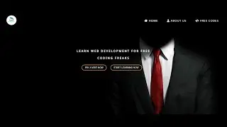 Responsive Website #0  - Dark Website