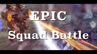 War Robots Epic Squad Battle with 1.15 Million Damage--mixed squad VS full squad in Dead City