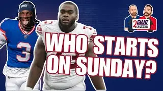 Giants Depth Chart Drama: CB2 & RG Decisions!