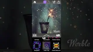 How to add fireworks in werble