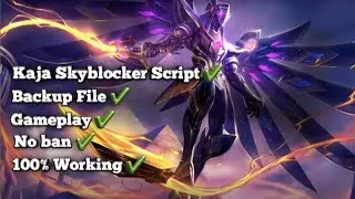 Kaja Skyblocker Skin Script Full effects!+Backup Files | Tutorial and Gameplay.