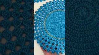 Sousplat de croch&ecirc; passo a passo f&aacute;cil e econ&ocirc;mico #crochet