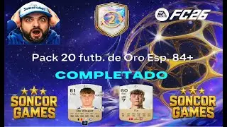 EA FC 26 SBC INTERCAMBIO DE 2 FICHAS DE TRUEQUES DE ICONOS PACK DE 20 FUTBOLISTAS DE ORO ESP. 84+