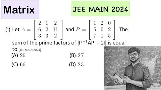 Jee main 2024 pyq determinate 