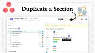 How to Duplicate A Section In Asana (Simple Steps)