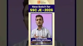 SSC JE 2026 New Batch | SSC JE coaching Online & Offline Class