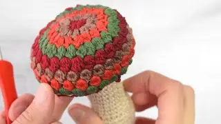 How to crochet a mushroom cap using the 