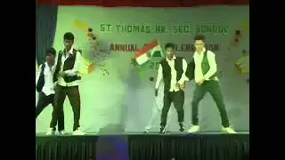 Ankit Dehariya | St.Thomas School | Annual Function| Dance on Vande Matram | 2013-14