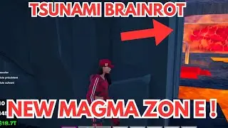 ESCAPE TSUNAMI FOR THE BRAINROTS MAP FORTNITE CREATIVE Gako - NEW MAGMA ZONE CODE MAP TUTORIAL