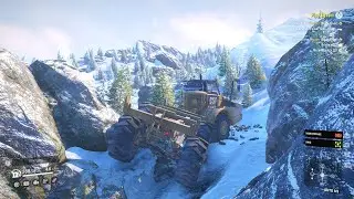 SnowRunner | Carterpillar 745C Exploring Difficult Roads | Gameplay [HD]