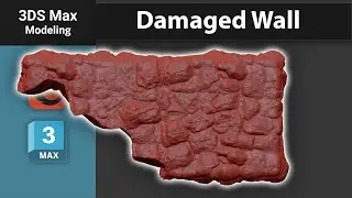 Creating a Damaged Wall in 3ds Max Using the Boolean: Full Tutorial