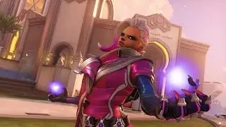 Sombra - Virus - Overwatch Epic Skin Spotlight (all intros, emotes, poses)