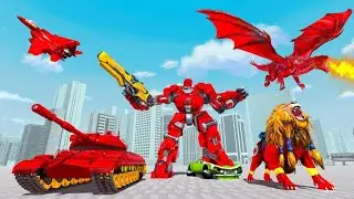 Tank Robot Car Games - Multi Robot Transformation Machine Dreams Inc Gameplay