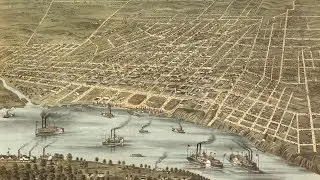 История и картография Мемфиса (1870)
