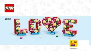 🎉 LEGO instructions 🎉 Seasonal 🎉 40867 🎉 Love Letters 🎉