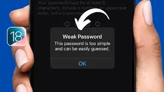 Исправлено✔: Этот пароль слишком простой и его легко угадать. Apple ID