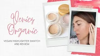 VENICS ORGANIC Vegan Highlighter Swatch and Demo - Get your glow on!