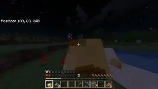 Just defending the village until this happened [ Night 2, Minecraft]
