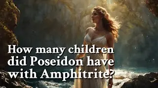 How many children did Poseidon have with Amphitrite? Greek Mythology Story