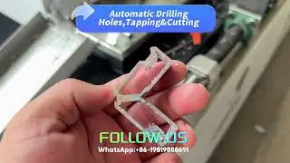 Aluminum Corners Automatic Holes Drilling,Tapping and Cutting machine, Aluminum Automatic Machine