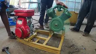 Honda GK200 || Runs with compressor motor || Installation and starting